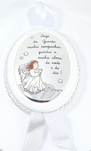 Medalha de Berço Branco 5001090   Ref A382/886B  Cadeor