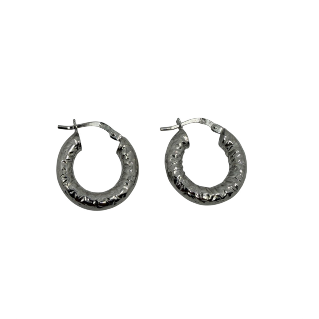 ARGOLAS MARTELADAS EM PRATA  500988 D BRUNI 