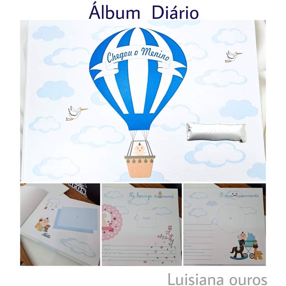 Álbum de Fotos para Bebé Personalizado