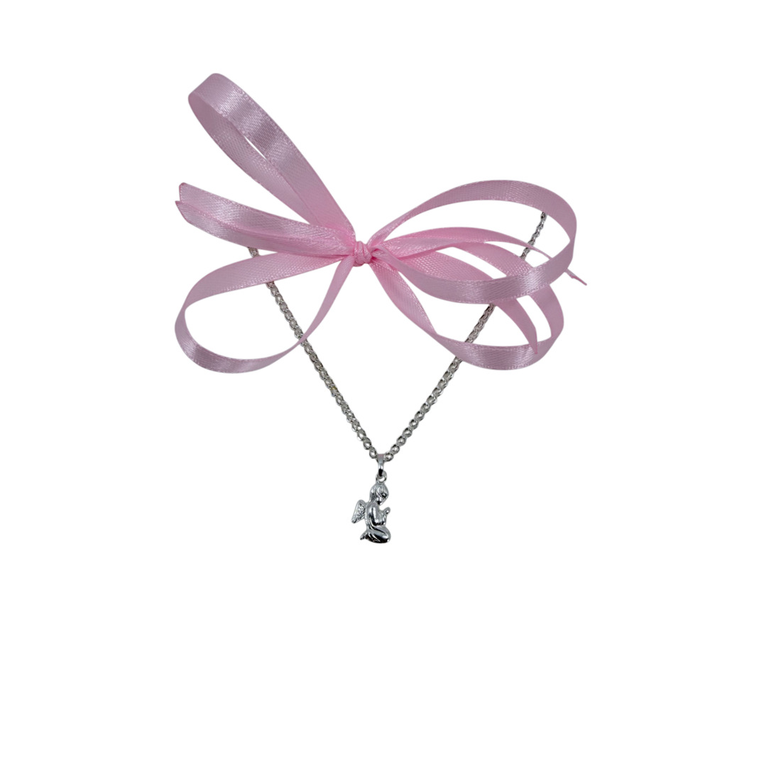 FIO MALHA LOVE VO91675   5002995 COM ANJO MINI  16R1191 5005103 PRATA LEI 925