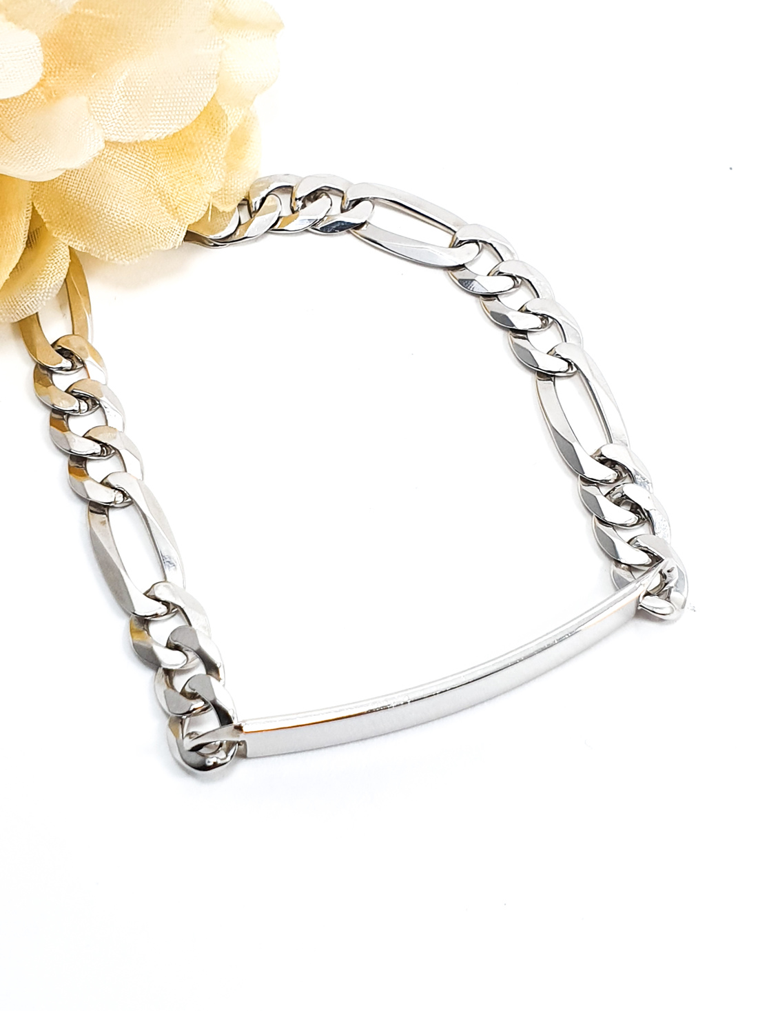 Pulseira 3+1 HOMEM chapa 5003927  PU82041 Prata 925 JJFFB