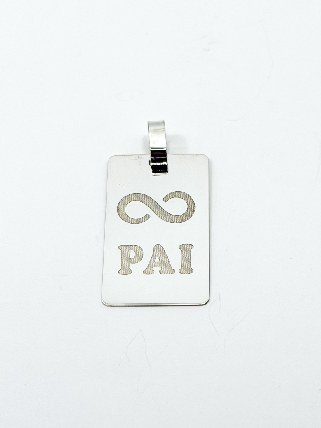 MEDALHA RETANG PAI  5006446 MED0283 PRATA 925 VIRENASCER