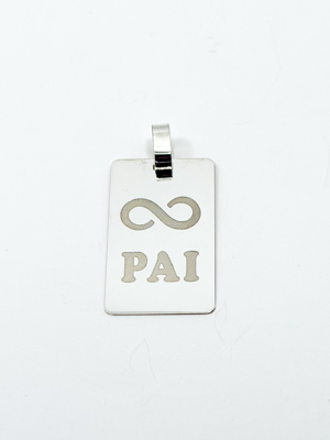 MEDALHA RETANG PAI  5006446 MED0283 PRATA 925 VIRENASCER