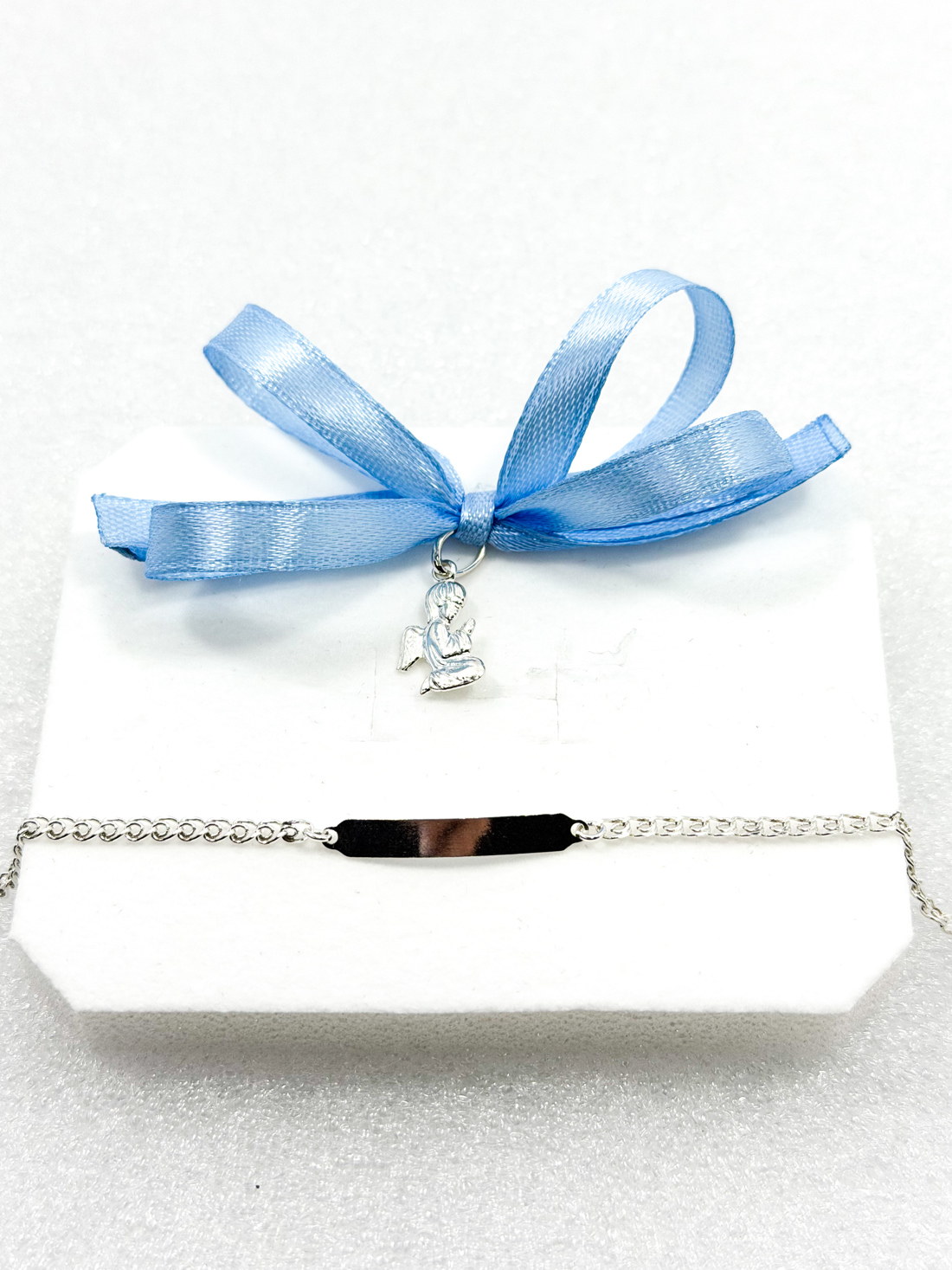 CONJUNTO PULSEIRA LOVE CH 5003033  PU82260 E MEDALHA  ANJO DA GUARDA 16R1191 PRATA JJFB  RB