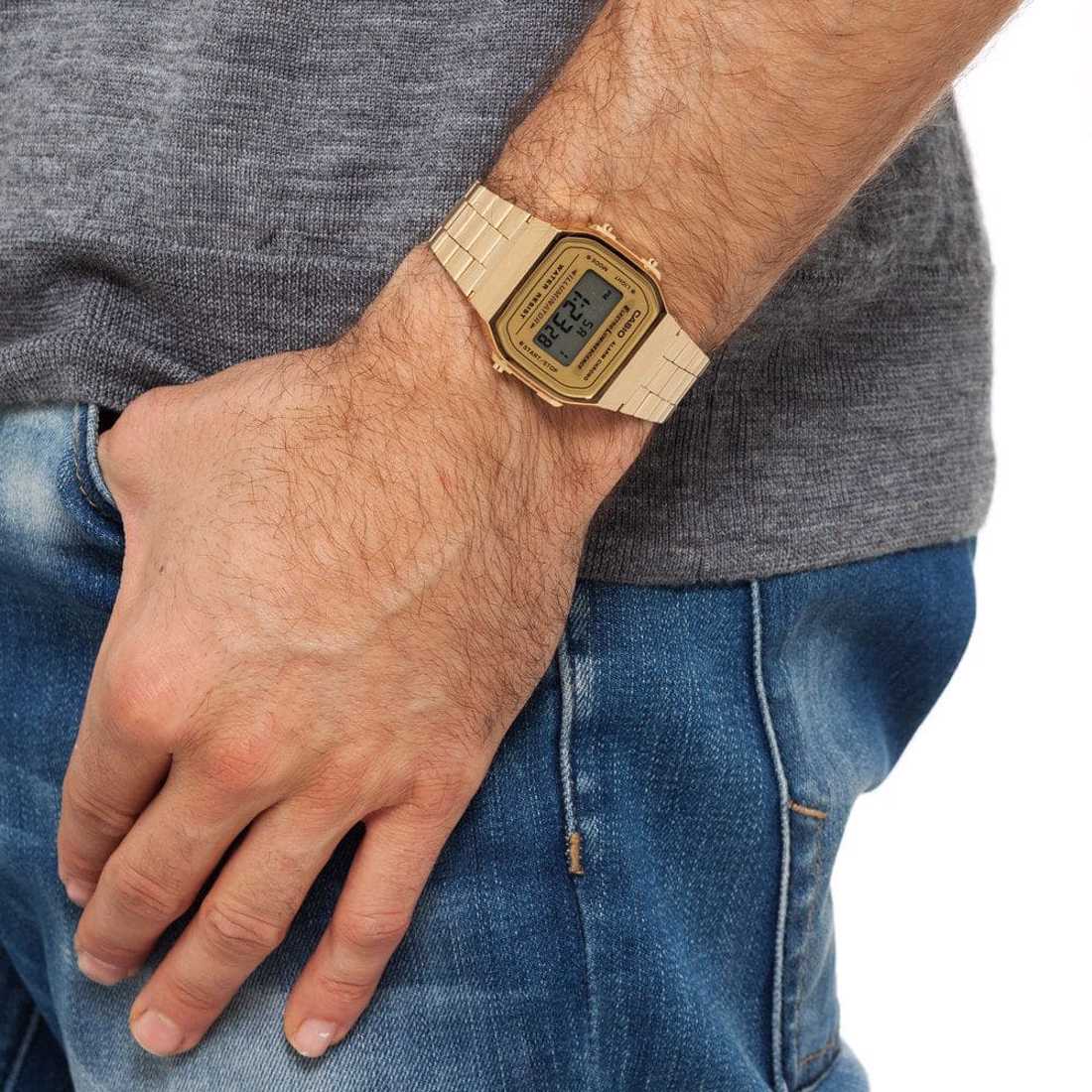 RELÓGIO CASIO  VINTAGE ICONIC A168WG-9EF Dourado
