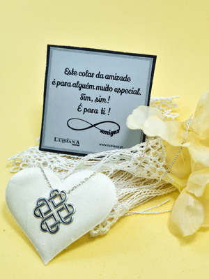 COLAR AMIZADE  5000702 AFETOS prata lei 925