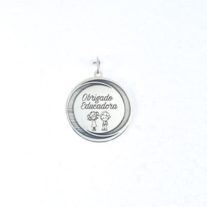 Medalha Obrigado Educadora AFET750/E Afetos Prata