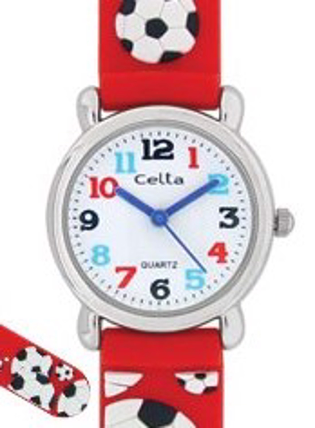 Relógio CELTA ABK3182 Futebol vermelho criança