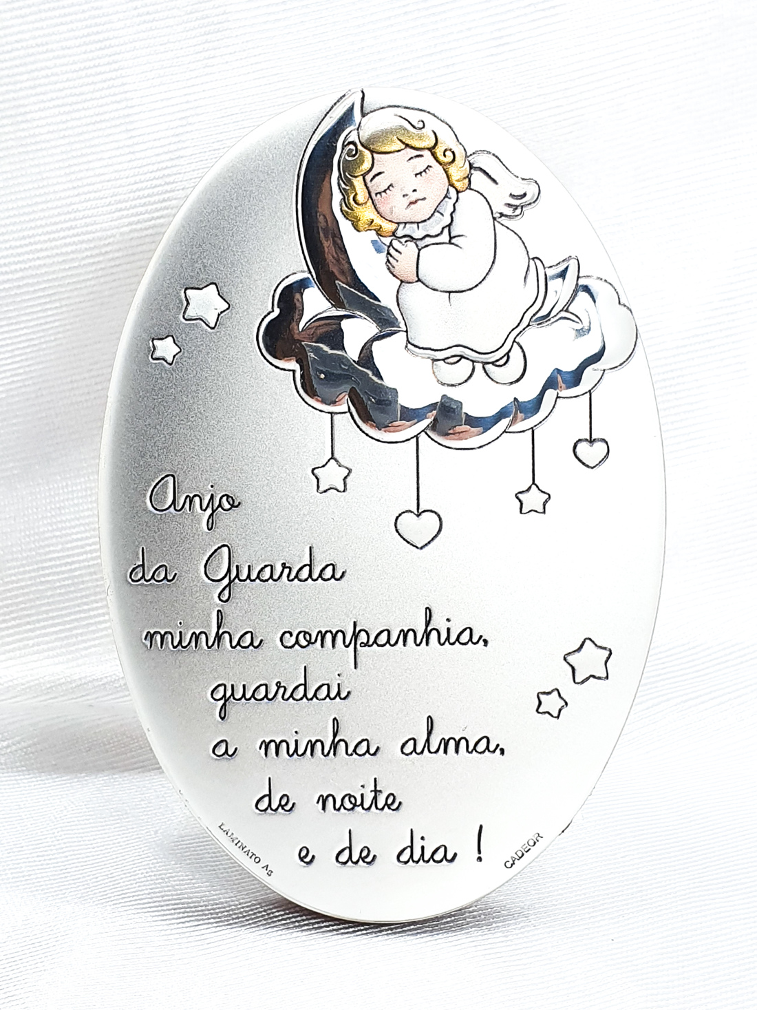 Placa oração anjo da guarda Ref A382/925B Cadeor