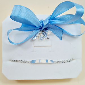 CONJUNTO PULSEIRA CRIANÇA PU82260 JJFF   5003099 E Medalha 5003086  Saimão 4 peças  