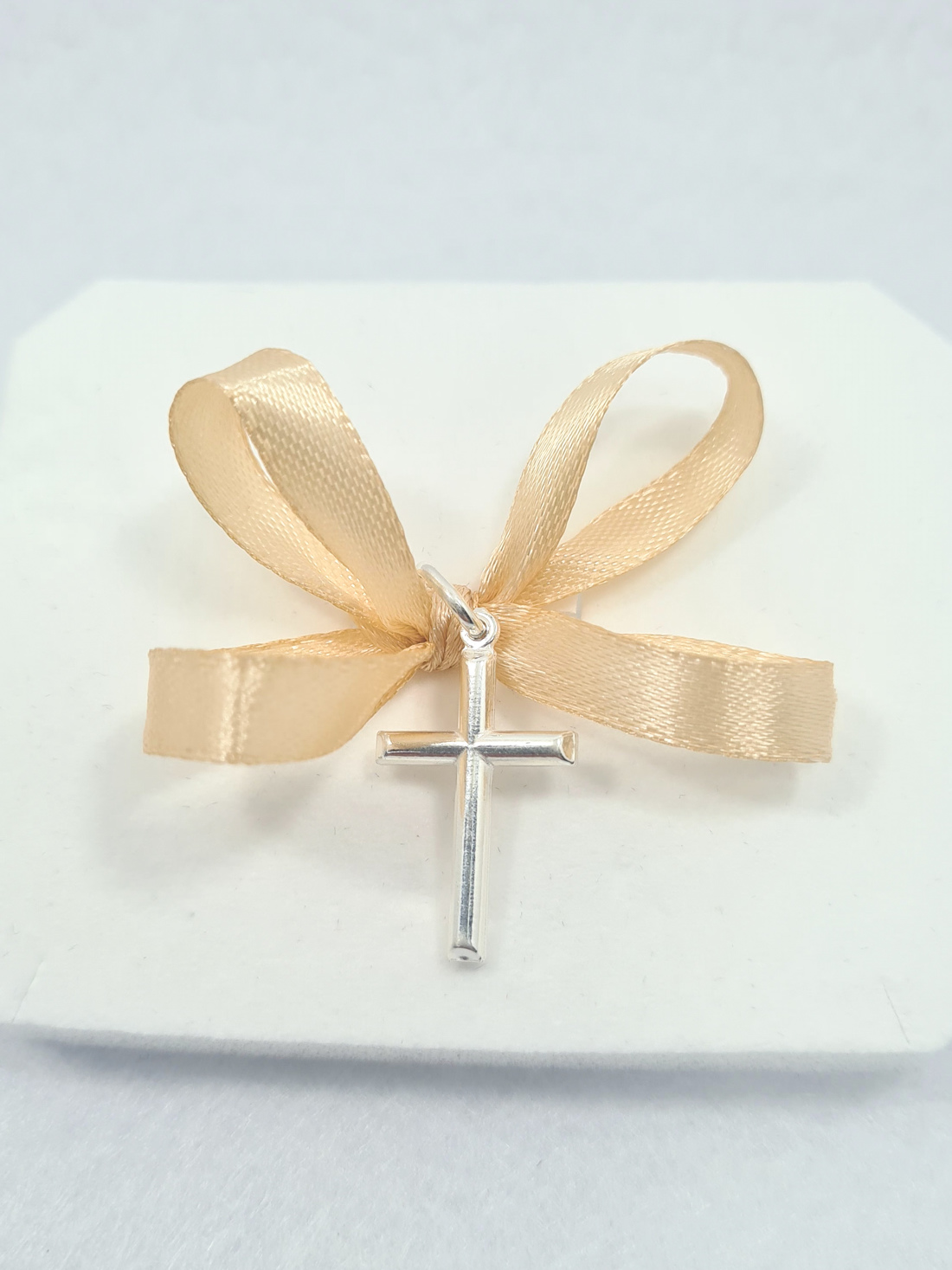 CRUZ CANIVÃO REDONDA  2CM X 1,5CM   23GIU115 Prata  BARROSO