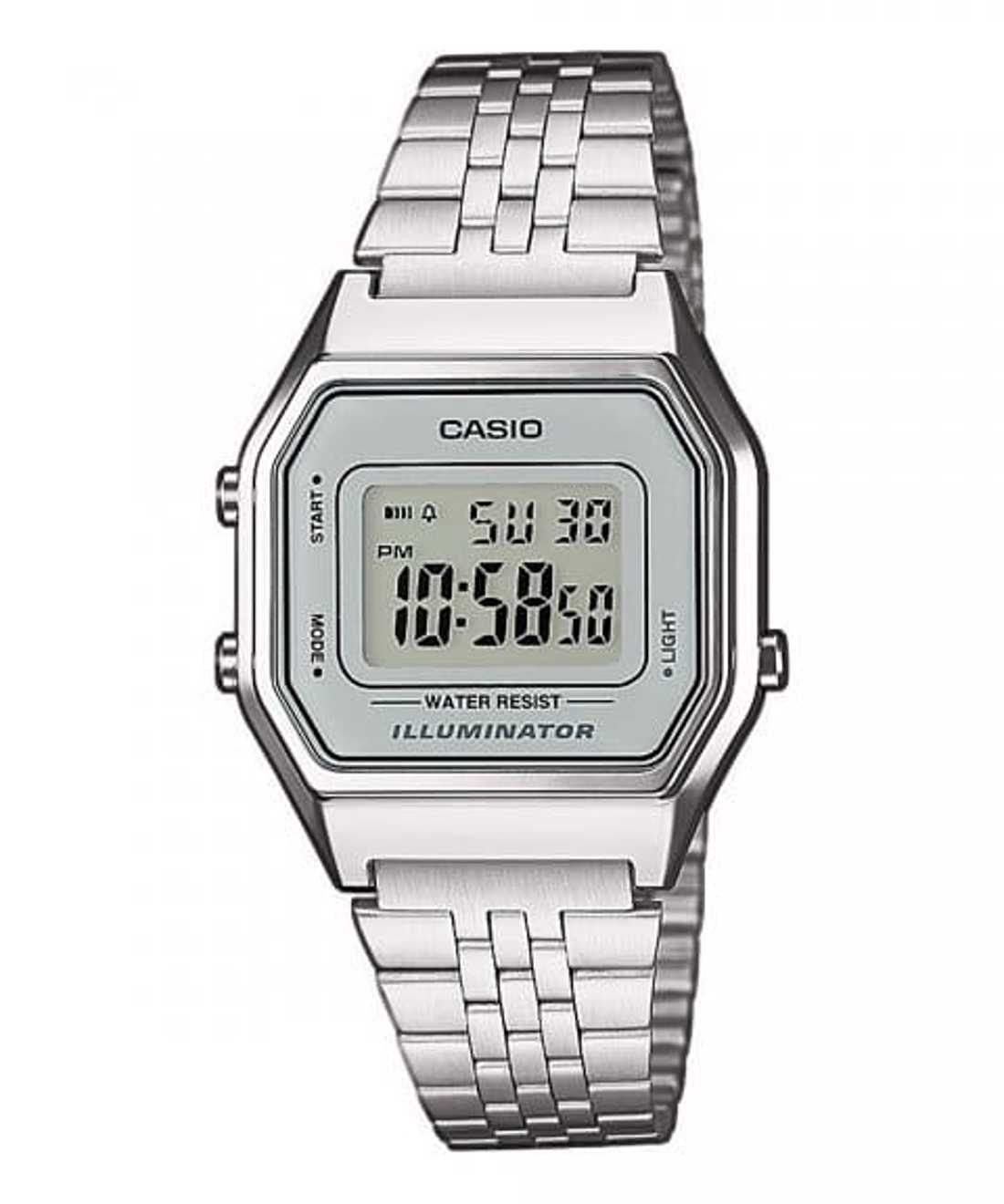 Relógio CASIO LA680WEA-7EF Senhora Vintage Iconic Prateado