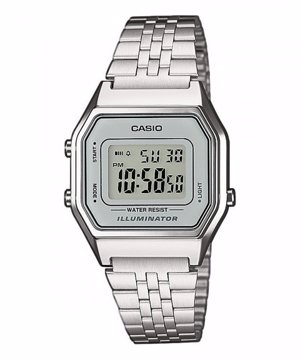 Relógio CASIO LA680WEA-7EF Senhora Vintage Iconic Prateado