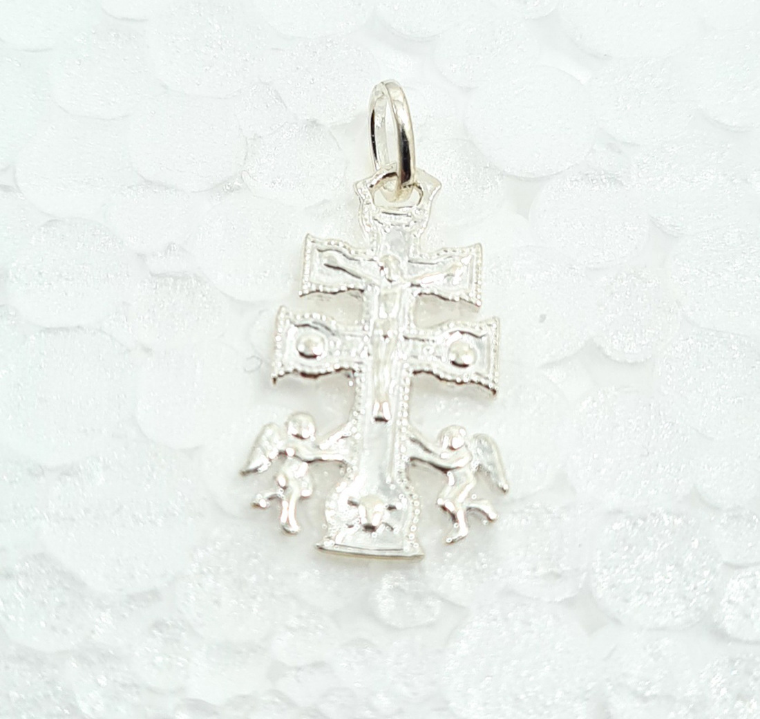 Cruz de Caravaca 2,7cm Ref 23R45        5001032 Prata Lei 925 