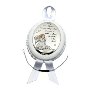 CONJUNTO PULSEIRA BÉBÉ BARBELA CH  5003099 PU82198 MEDALHA DE BERÇO 5001090   Ref A382/886B JJFF E CADEOR